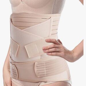 Women's Cream post partum waist band